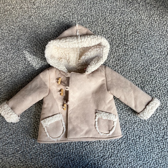 zara coat baby